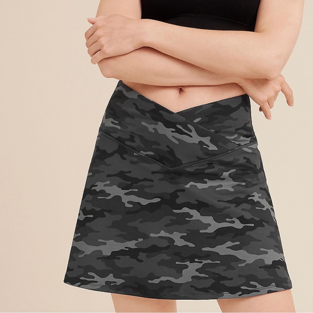 Maurices High Rise Crossover Camo Luxe Tennis Skort